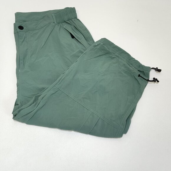 Hiking Cargo Shorts Zippered Front & Cargo Pockets Elastic Waist Women W36 EUC - Picture 5 of 9
